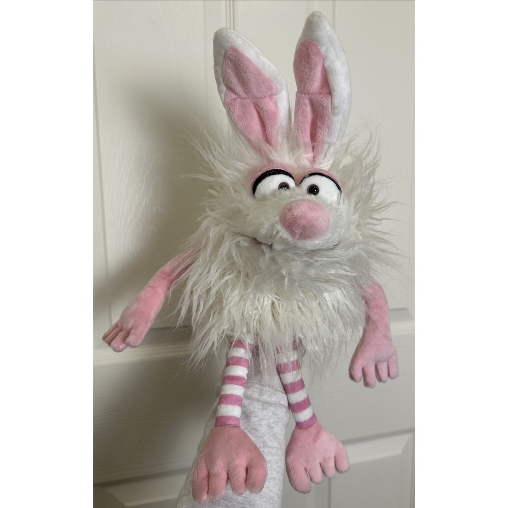 Living Puppets Monster To Go Rabbit Bunny Flöckchen German Hand‎ Puppet Doll 13"